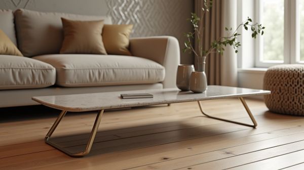 La table basse relevable : une touche moderne à votre salon
